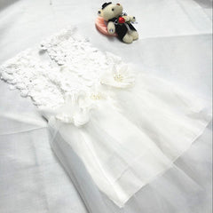 Spring And Summer Children's Sling Lace Little Girl Dress