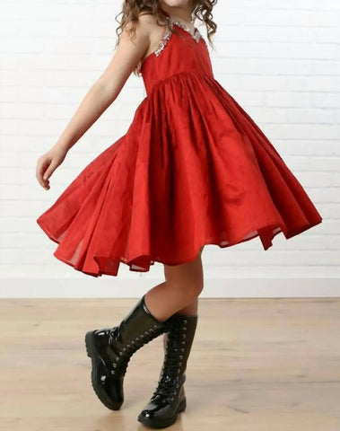 Girls Halter Sequin Dress