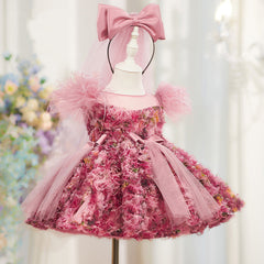 Little Girls Tutu Dress For A First Birthday Celebration
