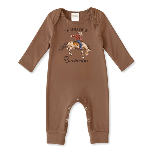 Brand New Buckaroo Baby Boy Western Cowboy Cotton Romper
