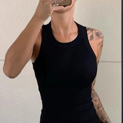 Women’s Solid Basic Knitted Tank Top