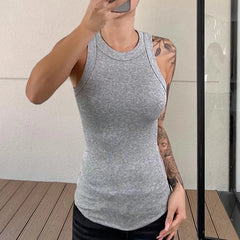 Women’s Solid Basic Knitted Tank Top