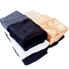 Girls Winter Thick Velvet Leggings – Warm Elastic Waist Pants
