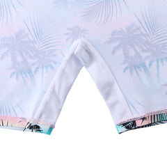 Cyan Flower Girls Swimsuit – Kids UV-Protection One-Piece Swimwear 2025