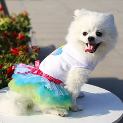 Spring Lace Dog Dress for Small Dogs – Elegant Pet Outfit for Party, Wedding & Birthday