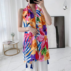 20 Styles Cotton-Linen Beach Sarong Wrap – Women’s Bikini Cover-Up & Summer Scarf