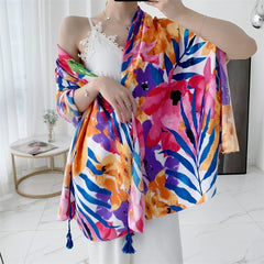 20 Styles Cotton-Linen Beach Sarong Wrap – Women’s Bikini Cover-Up & Summer Scarf