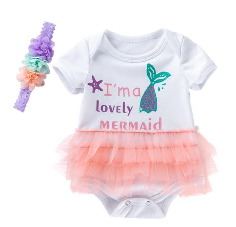 Pink Baby Luxury Bodysuit Infant Girls Princess Puffy Dress Baby Gown Party Wedding Excellent Girls Gift