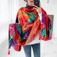 20 Styles Cotton-Linen Beach Sarong Wrap – Women’s Bikini Cover-Up & Summer Scarf