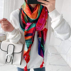 20 Styles Cotton-Linen Beach Sarong Wrap – Women’s Bikini Cover-Up & Summer Scarf