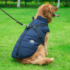 Waterproof Winter Dog Jacket ❄️ Warm Harness Coat for Small & Large Dogs
