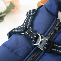 Waterproof Winter Dog Jacket ❄️ Warm Harness Coat for Small & Large Dogs