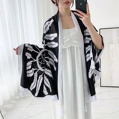 20 Styles Cotton-Linen Beach Sarong Wrap – Women’s Bikini Cover-Up & Summer Scarf