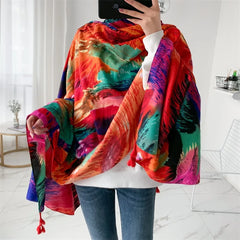 20 Styles Cotton-Linen Beach Sarong Wrap – Women’s Bikini Cover-Up & Summer Scarf