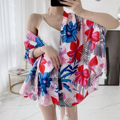 20 Styles Cotton-Linen Beach Sarong Wrap – Women’s Bikini Cover-Up & Summer Scarf