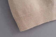 Women’s Loose Knit Cardigan Sweater with Pockets