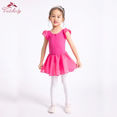 Girls Pink Ballet Tutu Dress – Leotard Dance Costume