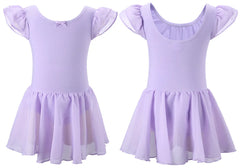 Girls Pink Ballet Tutu Dress – Leotard Dance Costume