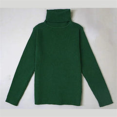 Kids Winter Turtleneck Knitted Sweater – Warm Pullover 2025