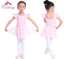 Girls Pink Ballet Tutu Dress – Leotard Dance Costume