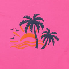 Cyan Flower Girls Swimsuit – Kids UV-Protection One-Piece Swimwear 2025