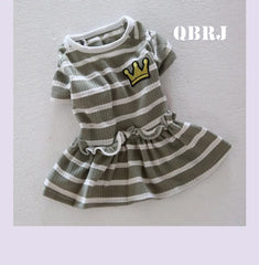 Pink & Blue Pet Tutu Dress 🎀 Party Skirt Outfit for Small Dogs & Cats