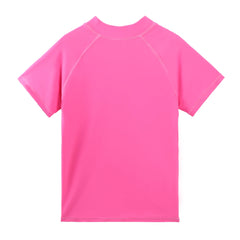 Cyan Flower Girls Swimsuit – Kids UV-Protection One-Piece Swimwear 2025