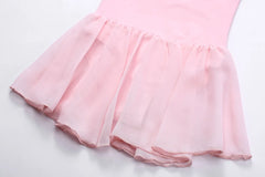 Girls Pink Ballet Tutu Dress – Leotard Dance Costume