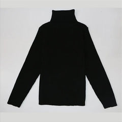 Kids Winter Turtleneck Knitted Sweater – Warm Pullover 2025