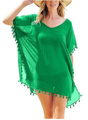 Women Beach Cover Up Lace Hollow Crochet Swimsuit Beach Dress Women 2025 Summer Cover-Ups Bathing Suit Ladies Beach Wear Tunic