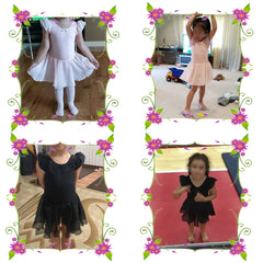 Girls Pink Ballet Tutu Dress – Leotard Dance Costume