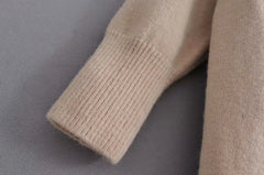 Women’s Loose Knit Cardigan Sweater with Pockets