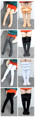 Girls Winter Thick Velvet Leggings – Warm Elastic Waist Pants
