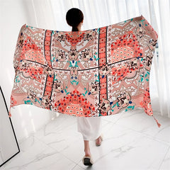 20 Styles Cotton-Linen Beach Sarong Wrap – Women’s Bikini Cover-Up & Summer Scarf