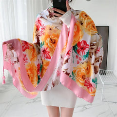 20 Styles Cotton-Linen Beach Sarong Wrap – Women’s Bikini Cover-Up & Summer Scarf