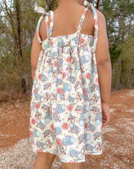 Smocked happy Easter thumper Dress