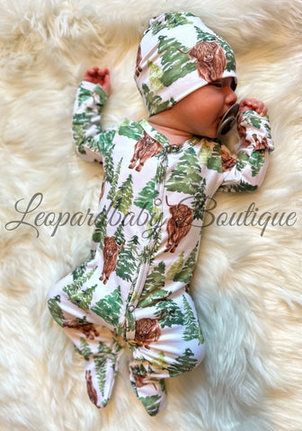 NEWBORN highland forrest sleeper Set