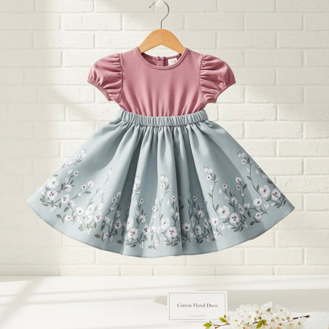 Soft and Breathable Organic Cotton Girl Dress | Bloom