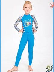 Cartoon Unicorn Girls One-Piece Swimsuit – Kids Quick-Dry Bathing Suit 2–12 Years