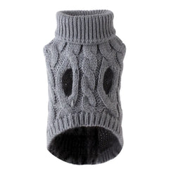 Small Dog Knitted Sweater – Autumn Winter Warm Pet Clothes