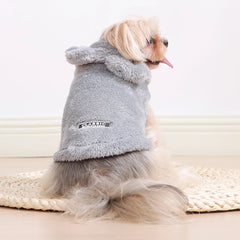 Winter Fleece Pet Hoodie – Warm Sweater Coat for Small & Medium Dogs and Cats