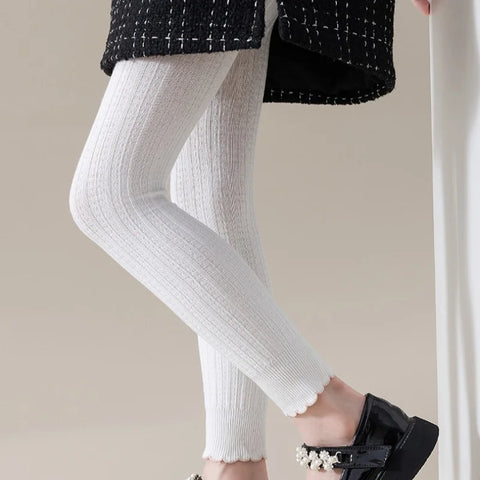 Baby & Kids Cotton Leggings – Ankle-Length Tights (0–12Y)