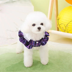 Plaid Summer Dog Dress 🎀 Lightweight Skirt Outfit for Small & Medium Dogs