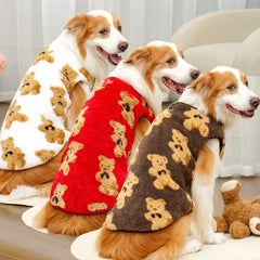 Flannel Winter Pet Pajamas ❄️ Warm Coat for Small to Large Dogs & Cats (M–7XL)