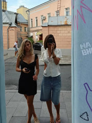 Women’s Lace Patchwork Top – V-Neck Short Sleeve Tee