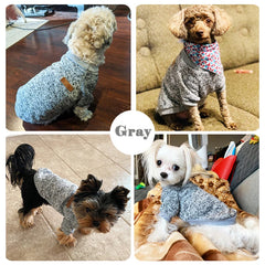 Winter Warm Pet Jacket – Cozy Sweatshirt Coat for Small Dogs & Cats