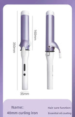 40mm Ceramic Swivel Curling Iron – Professional Big Wave Hair Curler