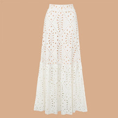 V-Neck Laser Cut Floral Bikini Set – Women’s Solid Color Luxury Swimsuit