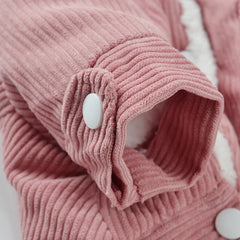 Warm Fleece Dog Jacket – Cozy Autumn/Winter Coat for Small & Medium Dogs and Cats