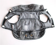 Denim Dog Jacket – Fashion Jeans Coat for Small & Medium Dogs